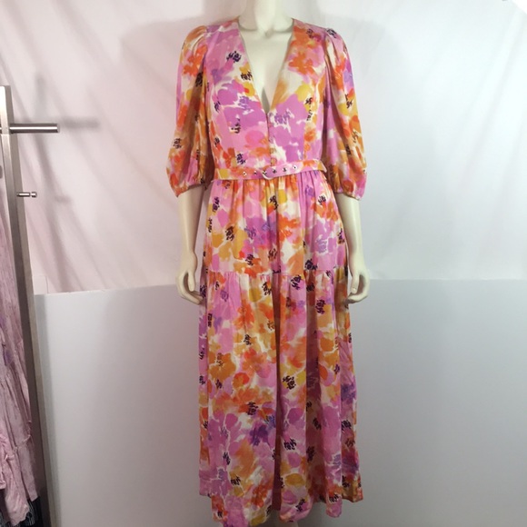 Nicolas linen/cotton dress, size 8, NWT - Picture 2 of 10